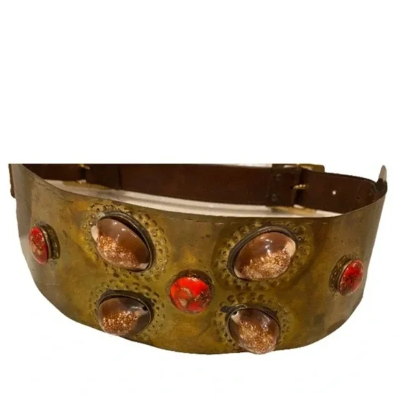 Vintage Metal and Stone Belt​